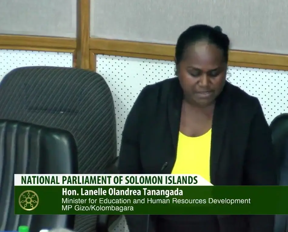 Tanangada says that investment in education has increased substantially under the current government.