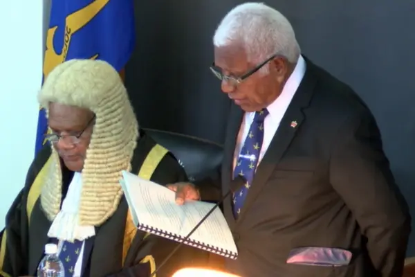 The declaration was made by the Governor General Sir David Vunagi following recommendations from Cabinet.