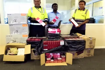 An example of this practice was the evasion of tax on smuggled goods. In August 2019 Customs officers intercepted an attempt to smuggle 544 sleeves of cigarettes in a commercial shipment of goods destined for a local trader.
