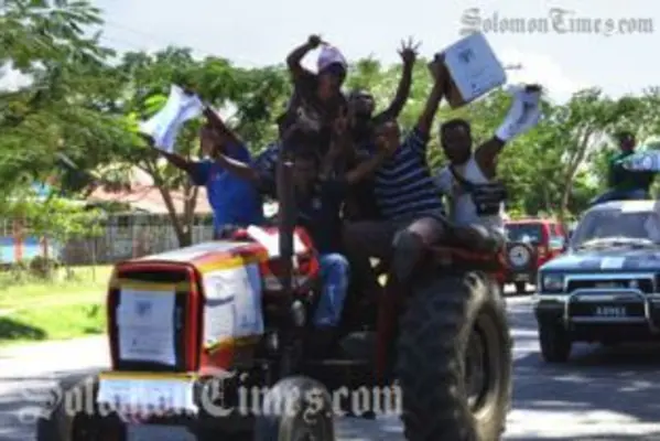 West Honiara supporters who are yet to hear who will represent them in Parliament.