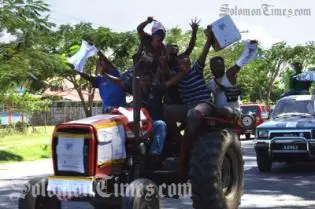 West Honiara supporters who are yet to hear who will represent them in Parliament.