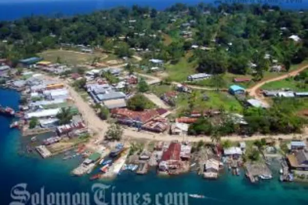 Gizo town in the Western Solomon Islands.
