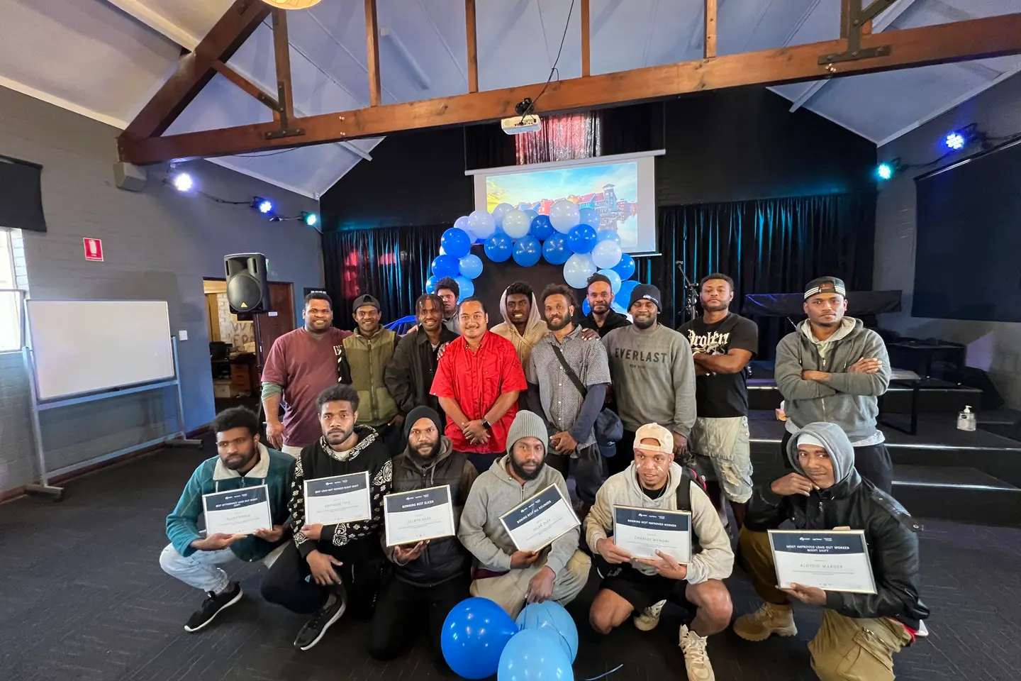 The awards celebrated the contributions of workers under the PALM scheme, with Solomon Islanders employed at the Greenham Gippsland meat processing facility in Moe receiving special recognition for their work ethic, reliability, and adaptability.