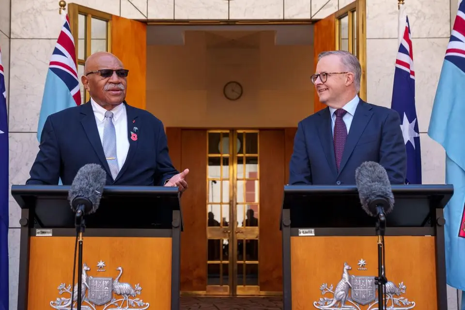 “We’re more comfortable dealing with traditional friends, that we have similar systems of government, that our democracies are the same brand of democracy, coming out of the Westminster system,” Rabuka told reporters.