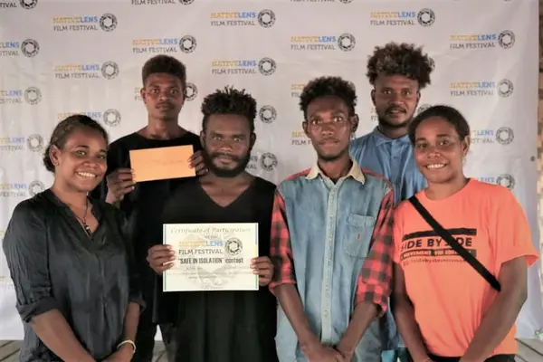 His group were recently awarded a prize for participating in the Native Lens Film Festival December last year.
