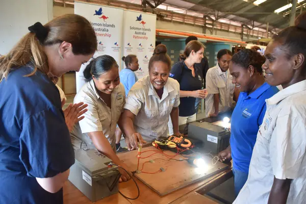 "This training has given me the technical knowledge and specialised skills to build, support and advocate in our communities to invest in clean renewable energy resources like solar energy”, Ms Kina Tabo said.