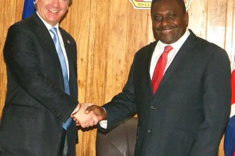 Prime Minister Gordon Darcy Lilo made the announcement during a meeting with Britain’s Minister of State Mr Hugo Swire in Honiara.