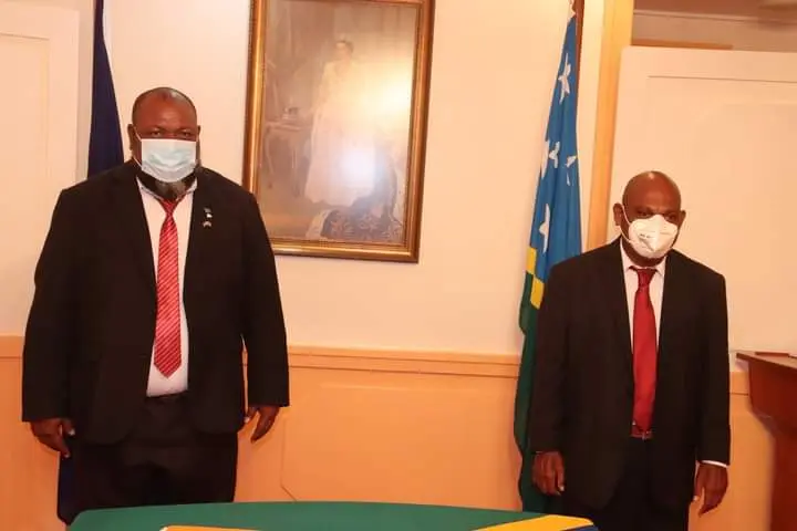 Hon. Stanley Festus Sofu is the new Minister for the Ministry of Environment, while Hon. Augustine Auga is the new Minister for Agriculture and Livestock (MAL).