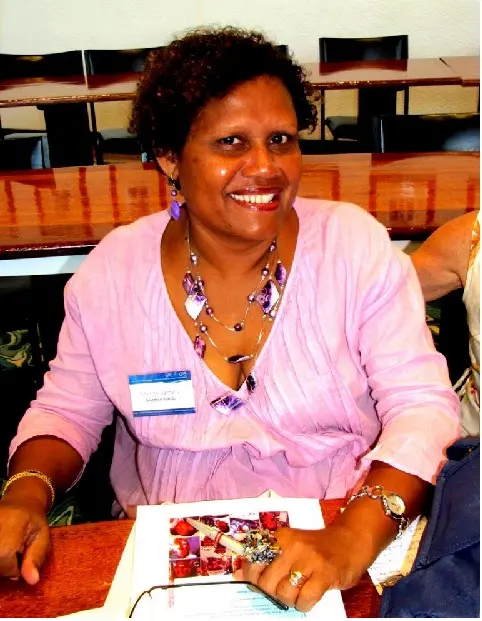 Mrs Ethel Sigimanu, the Permanent Secretary for the Ministry of Women, Youth and Children Affairs is one of the returning candidate.