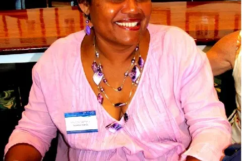 Mrs Ethel Sigimanu, the Permanent Secretary for the Ministry of Women, Youth and Children Affairs is one of the returning candidate.