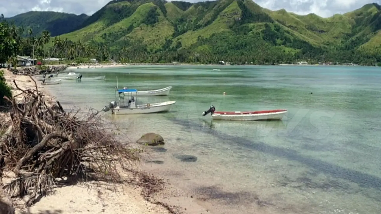 Kadavu, with an area of 411 square kilometres, is the fourth largest island in Fiji, and the largest island in the Kadavu Group, a volcanic archipelago consisting of Kadavu, Ono, Galoa and a number of smaller islands in the Great Astrolabe Reef.