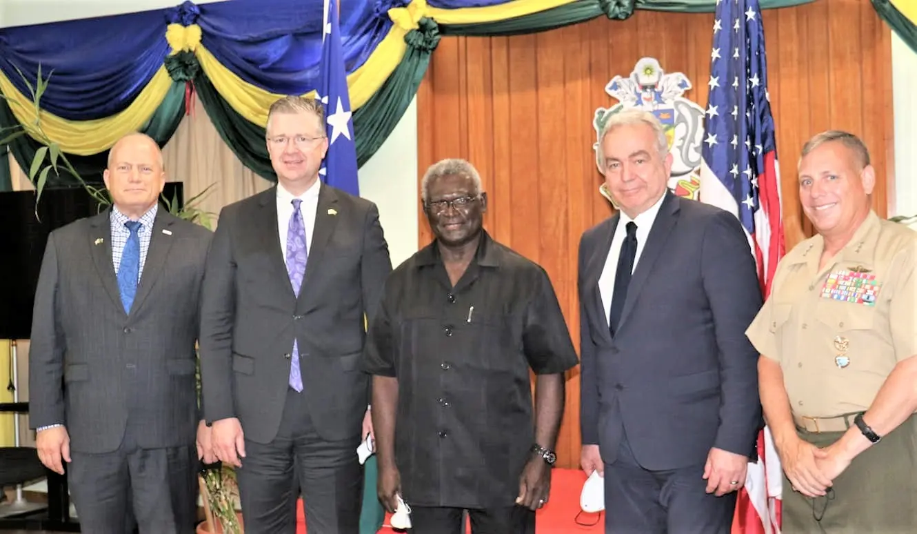 US’s core concern is China establishing a military base in Solomon Islands, this will have regional security implications.
