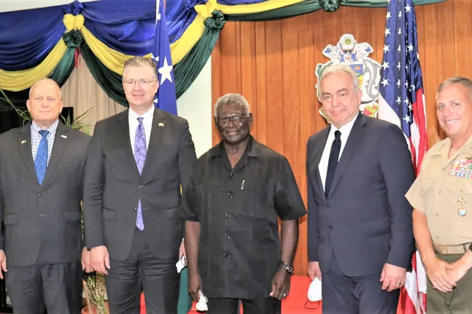 US’s core concern is China establishing a military base in Solomon Islands, this will have regional security implications.