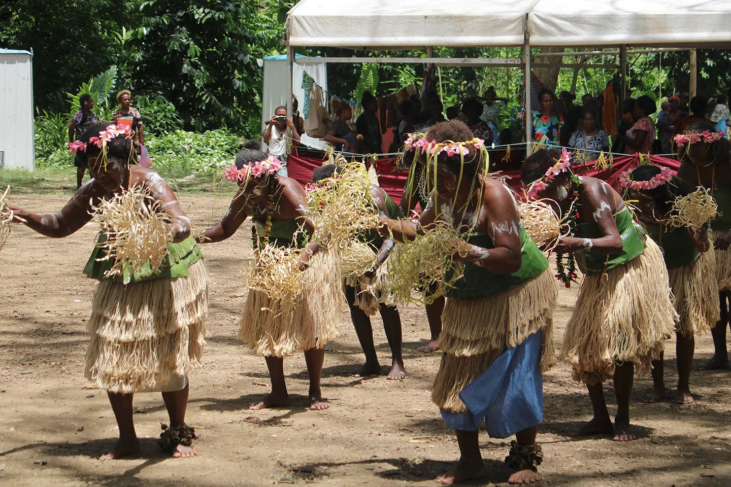 As part of commemorating the event this year, women and girls of Malango were able to share their stories and showcase their spiritual, economic and cultural experiences and skills through singing, dancing and crafting.