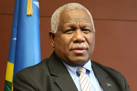 Caretaker Prime Minister Rick Hounipwela has retained his seat of Small Malaita.