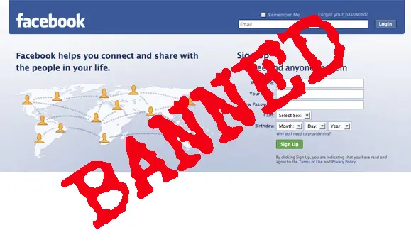 Currently only three countries in the world have banned Facebook. They are China, North Korea and Iran.