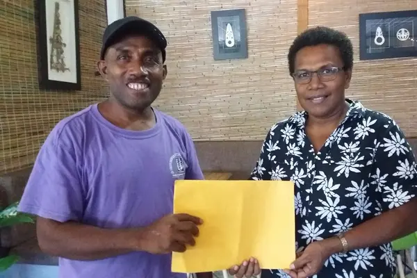 One of the event’s organizers James Kana and Lorio Sisiolo from FSC.
