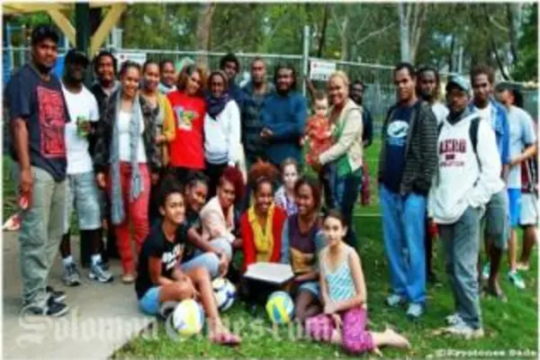 SIBSA members with their cake celebrating their membership with Brisbane City Council over the weekend.