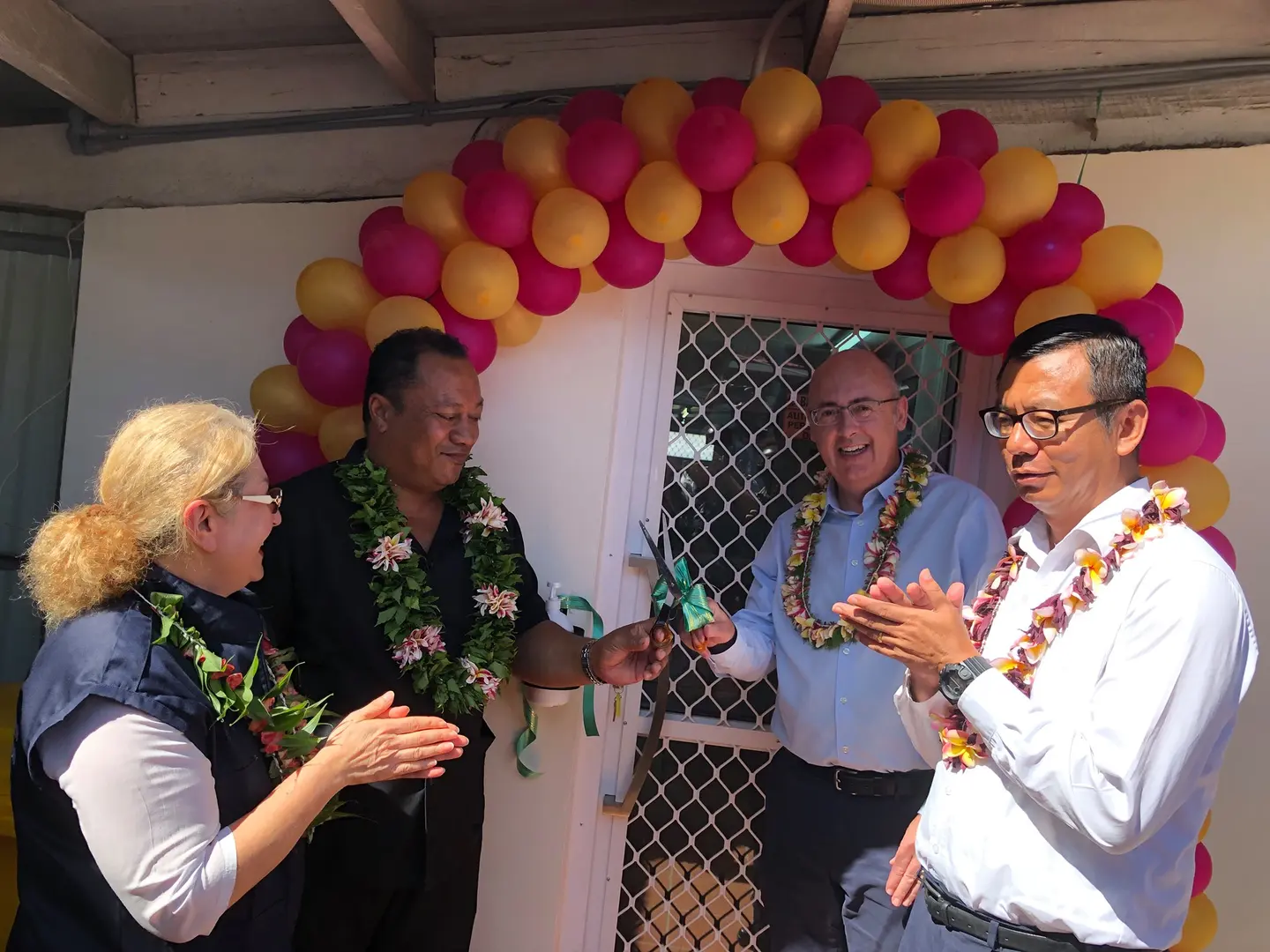 The ceremonial occasion also marked the official opening of the refurbished pathology laboratory at the National Referral Hospital.
