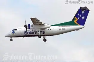The "Megapode's" arrival will be the highlight of Solomon Airlines' 50th anniversary celebrations on Wednesday.