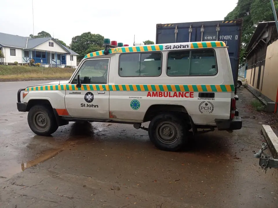 Should you need to reach the hospital or health clinics please contact St John Ambulance on toll free line, 111 or 911.
