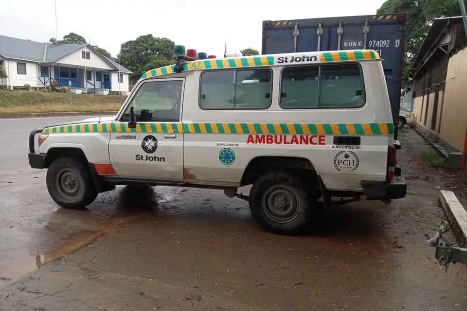 Should you need to reach the hospital or health clinics please contact St John Ambulance on toll free line, 111 or 911.