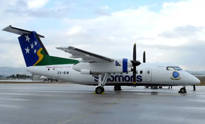 The restored runway now has capability to handle Solomon Airlines largest Dash 8 domestic aircraft as well as the airline’s Twin Otters.