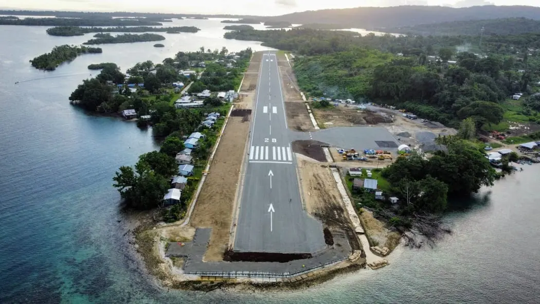 Seghe Airfield upgrade was completed under the Solomon Islands Provincial Airfields project – co-funded by the governments of New Zealand, Australia, and Solomon Islands.