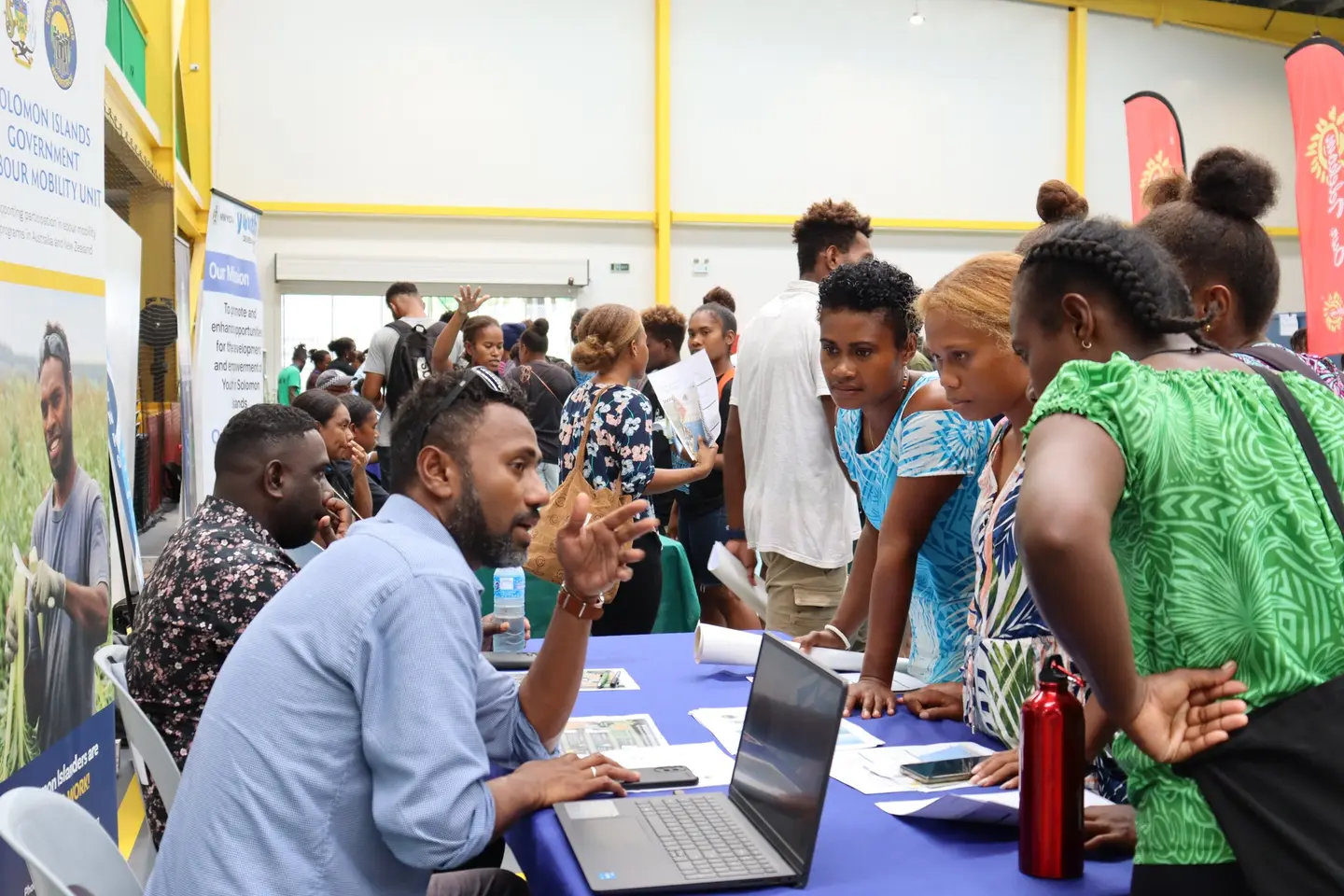 The expo’s theme - “Creating New Pathways” - recognises the need for SINIS to support the 85 per cent of its 1200 athletes across the country who are unemployed, have no formal work experience and often low formal education levels.