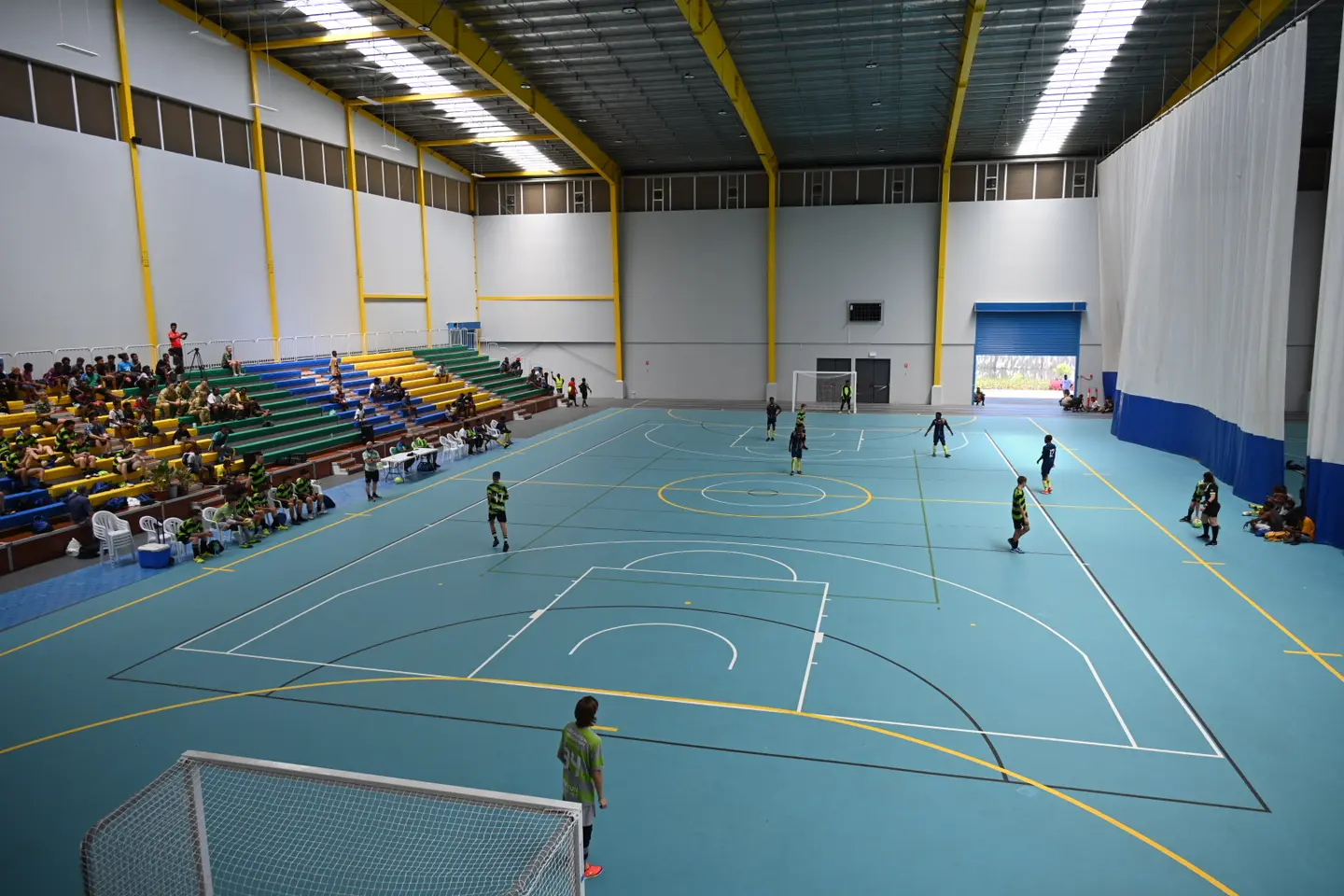 The "Friendship Hall" one the many facilities that will be used during the Pacific Games has been completed and now in use.
