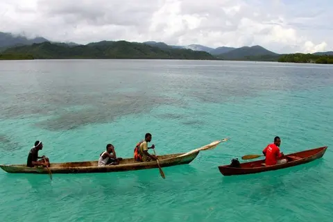 The Solomon Islands have a population of 549,600. It is an example of the kind of event that could come to “threaten the habitability of low-lying islands” in the future, according to the Intergovernmental Panel on Climate Change report.