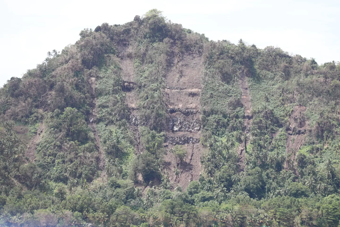 Findings indicated the impact of the cyclone was minimal on all sectors. However, due to heavy rains associated with the two cyclones the main food crops on the island (Cassava and Taro) were damaged due to landslides.