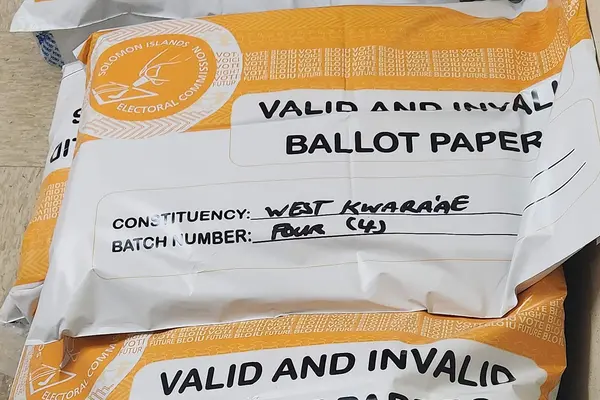 After the counting of all 7 batches of ballot papers, Mr. Tuasulia has been declared the winner of the West Kwara'ae Parliamentary seat.