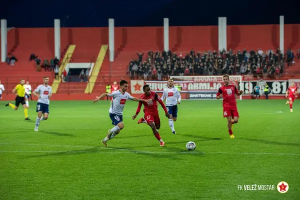 Raphael Lea’i in action recently in the Premier League of Bosnia and Herzegovina.