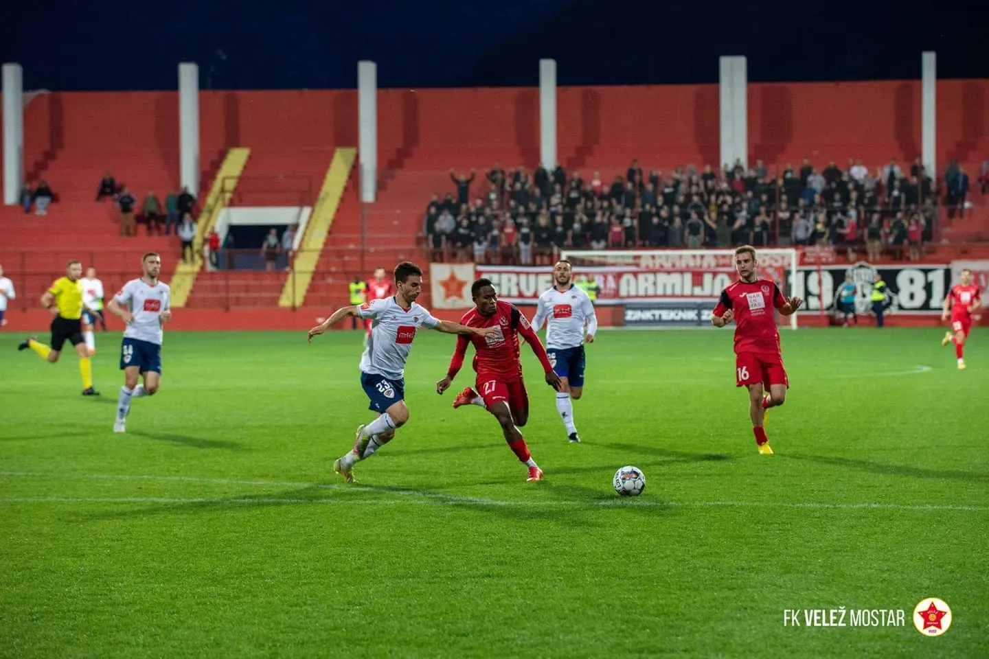 Raphael Lea’i in action recently in the Premier League of Bosnia and Herzegovina.