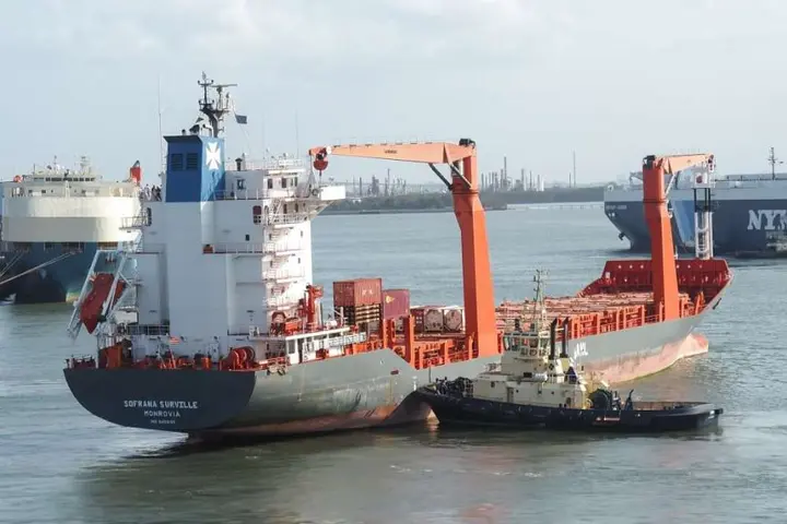 The Sofrana Surville cargo boat is linked to a COVID-19 strain never before seen in NZ.