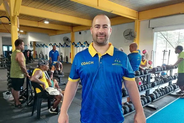 Para Powerlifting Head Coach from Australia, Simon Bergner, at the SINIS.