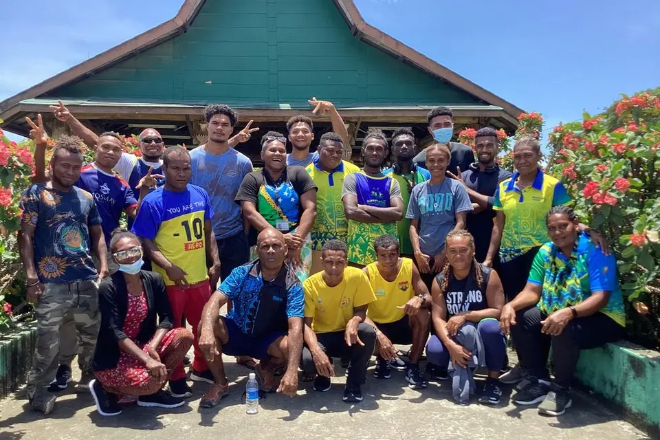 Remaining national Athletes for Athletics (Jumps, Middle Distance, Sprints and Throws), Para athletes and Swimmers to undergo training and competitions in Australia leaving the country yesterday with Coaches and SINIS Support Staff.