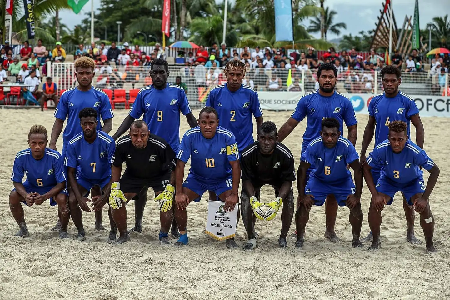 The Solomon Islands National Olympic Committee is an affiliate and will be sending the Bilikiki beach soccer team.