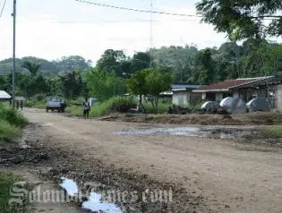 This labor-based road maintenance aims to help develop a vibrant private sector.
