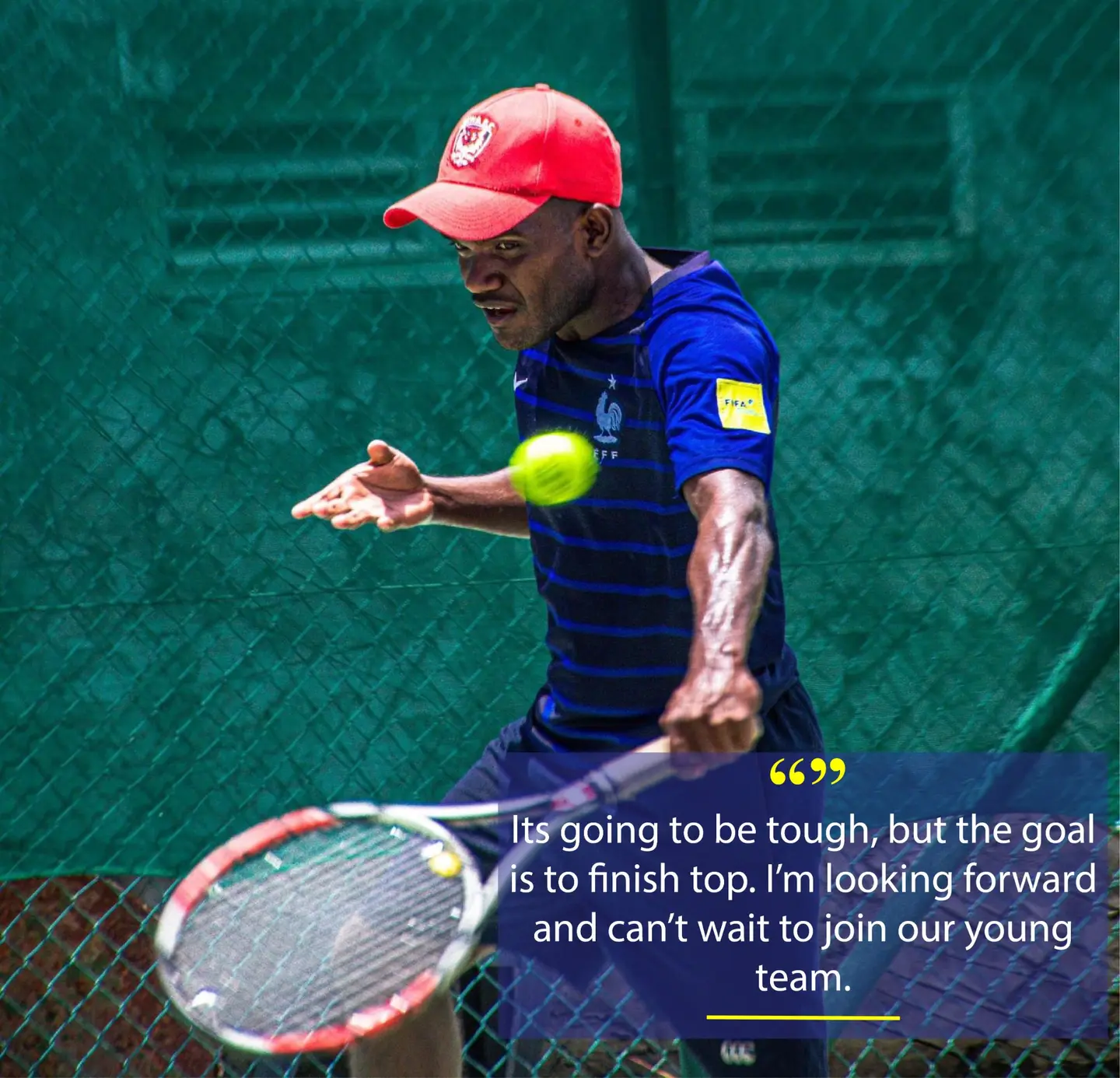 "It is going to be tough but the goal is to finish top," said Junior Benjamin.
