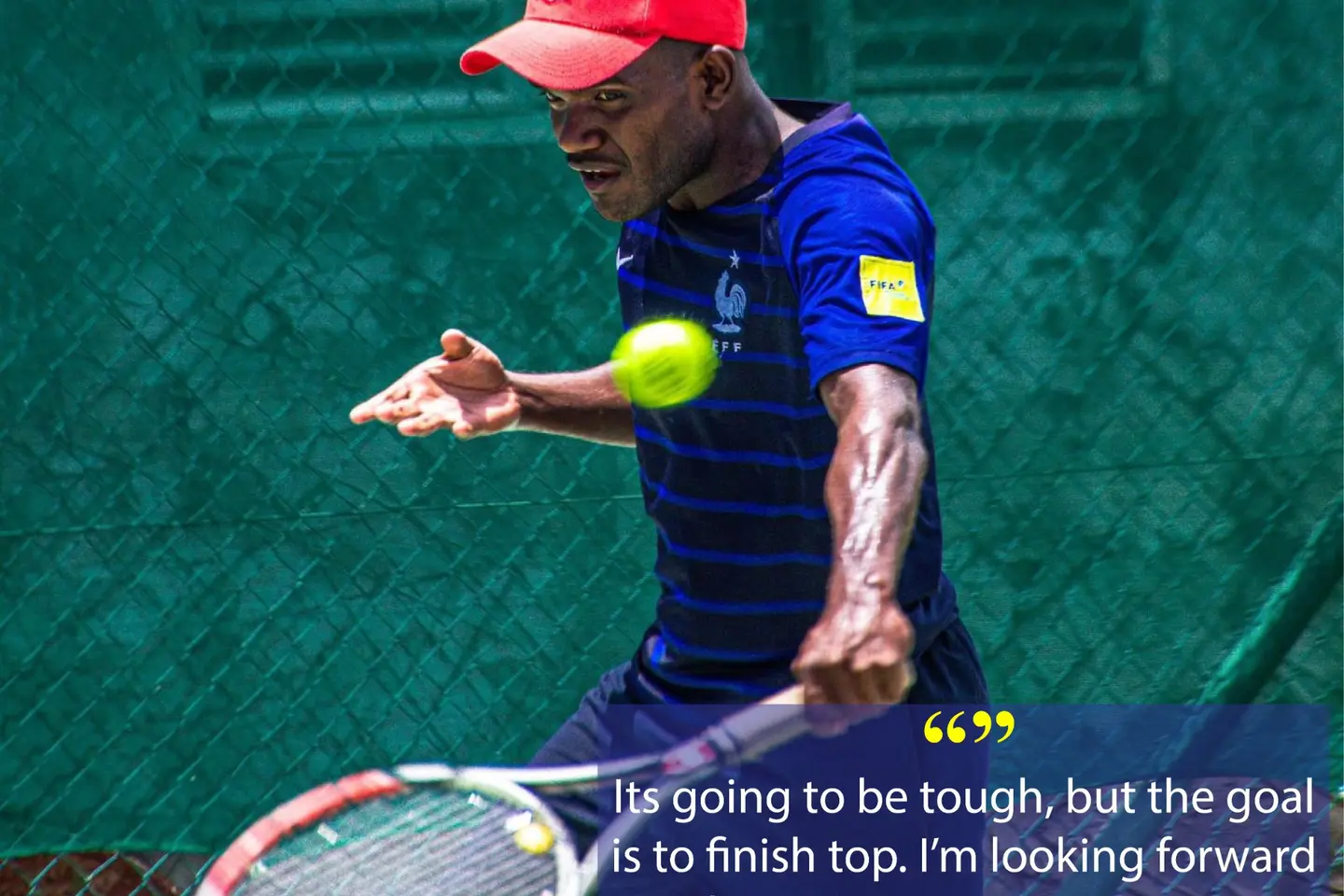 "It is going to be tough but the goal is to finish top," said Junior Benjamin.