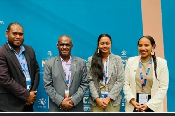 Foreign Minister Manele and senior government officials from the Ministry of Foreign Affairs and External Trade.