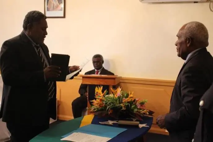 Hon. Maneka who was sworn in yesterday is now the new Minister of National Unity, Reconciliation and Peace (MNURP).