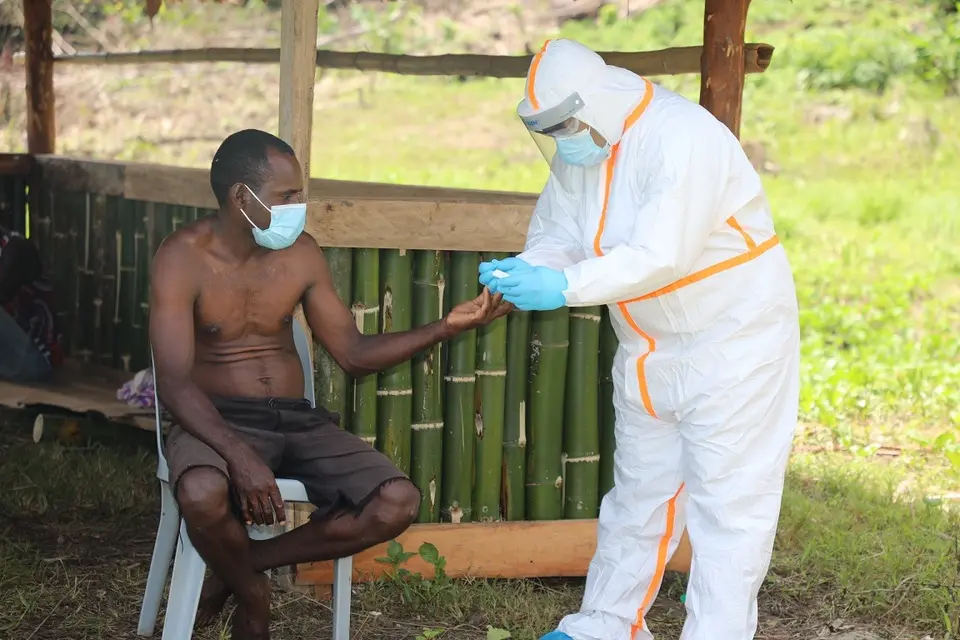 The SOLMAT team says all necessary safety protocols were adhered to during and after the assessment of the two fishermen. The police and SOLMAT set up a quarantine station where the two men are currently being held.