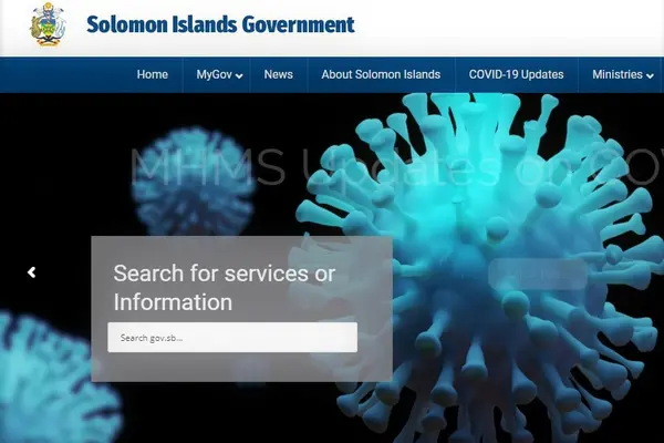 The site will be hosted within the Solomon Islands government portal.