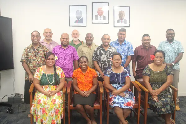 The Republic of Kiribati delegation after a courtesy visit to Senior Trade Officials from the Ministry of Foreign Affairs and External Trade and Bio-security Solomons.