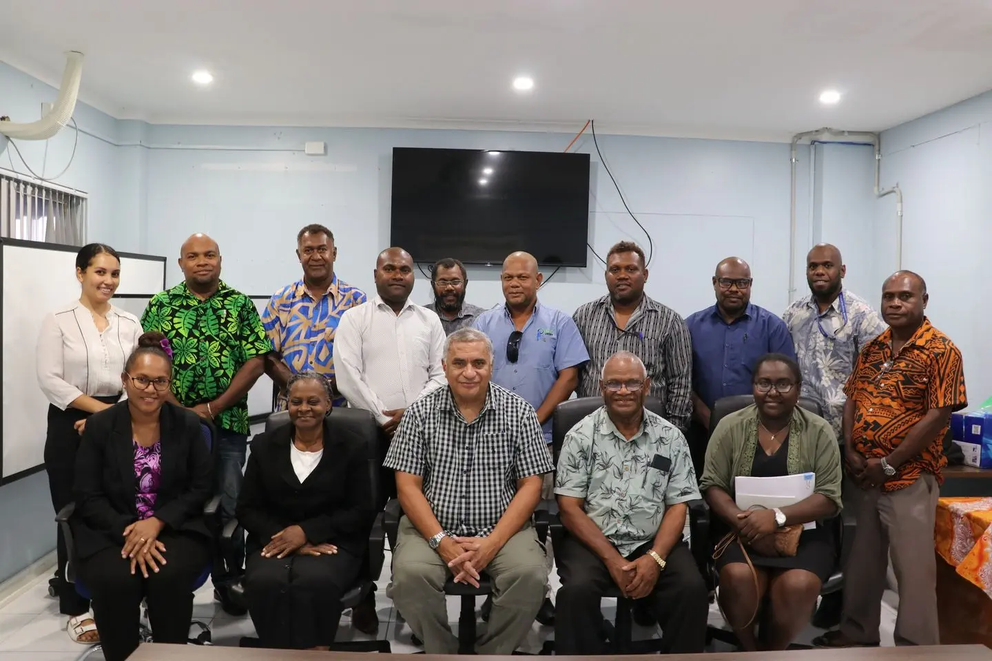 MRD Permanent Secretary Dr. Samson Viulu and his officials together with representatives from the Accountability and Integrity institutions that attended the consultation.