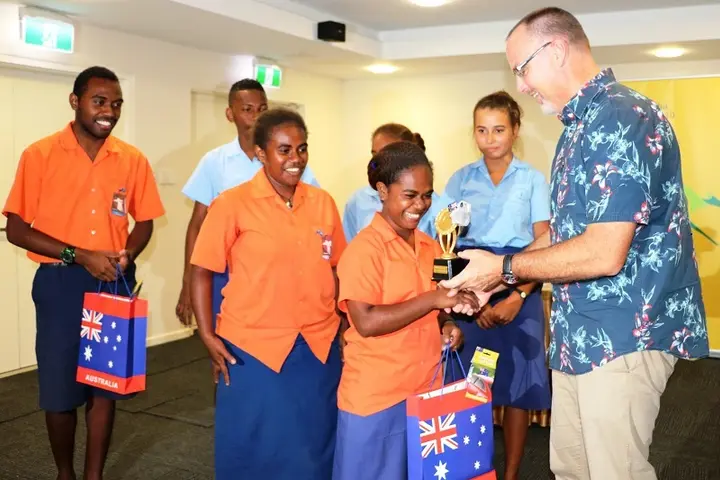 St Joseph’s Tenaru narrowly defeated Betikama in the debate ‘adaptation is a better response to climate change than mitigation.’