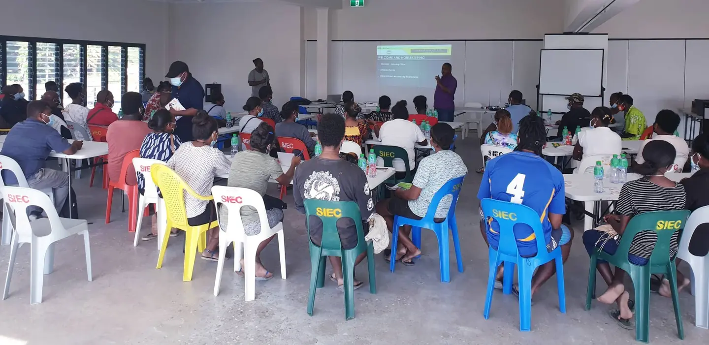 The training are for Presiding Officers, Polling Assistants, Queue Controllers and Polling agents for the 12 polling stations within the ward.